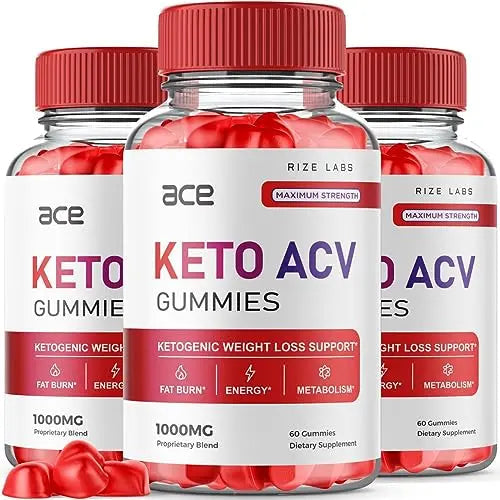 (3 Pack) Ace Keto Gummies - Ace Keto ACV Gummies for Advanced Weight Loss Ace Keto rize labs Au supplements
