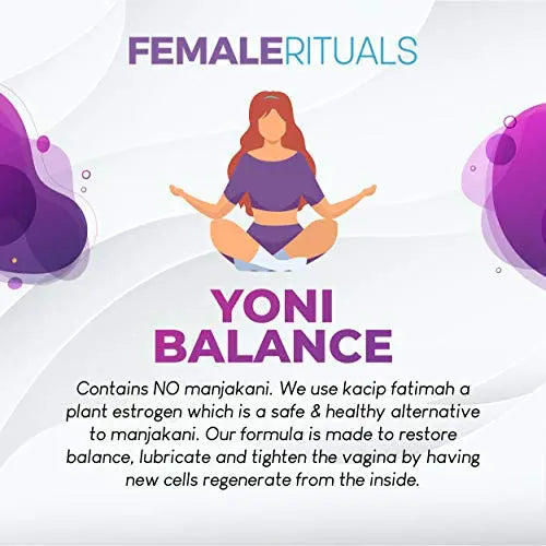 FEMALE RITUALS Yoni Balance Vaginal Tightening Pills 30 Pack - Vaginal Rejuvenation & Vagina Moisturizer FEMALE RITUALS Au supplements