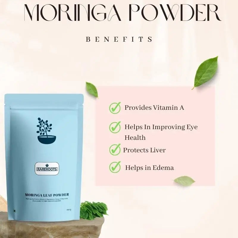 RAREROOT Moringa Leaf Powder for Weight Loss - 250g RAREROOT Au supplements