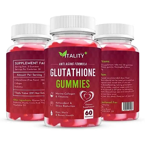 Glutathione Gummies | with Marine Collagen | 1050mg per Serving | Antioxidant Support Sunshyne Au supplements