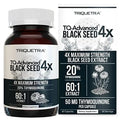 20% Thymoquinone Black Seed Oil Extract Capsules - TQ-Advanced 4X®: Highest Triquetra Health Au supplements