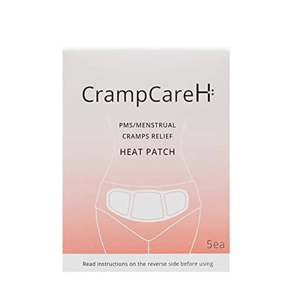 (5 Patches) CrampCareH PMS/Menstrual Cramps Relief Heat Patch with Wide Wings, FDA Registered CrampCareH Au supplements