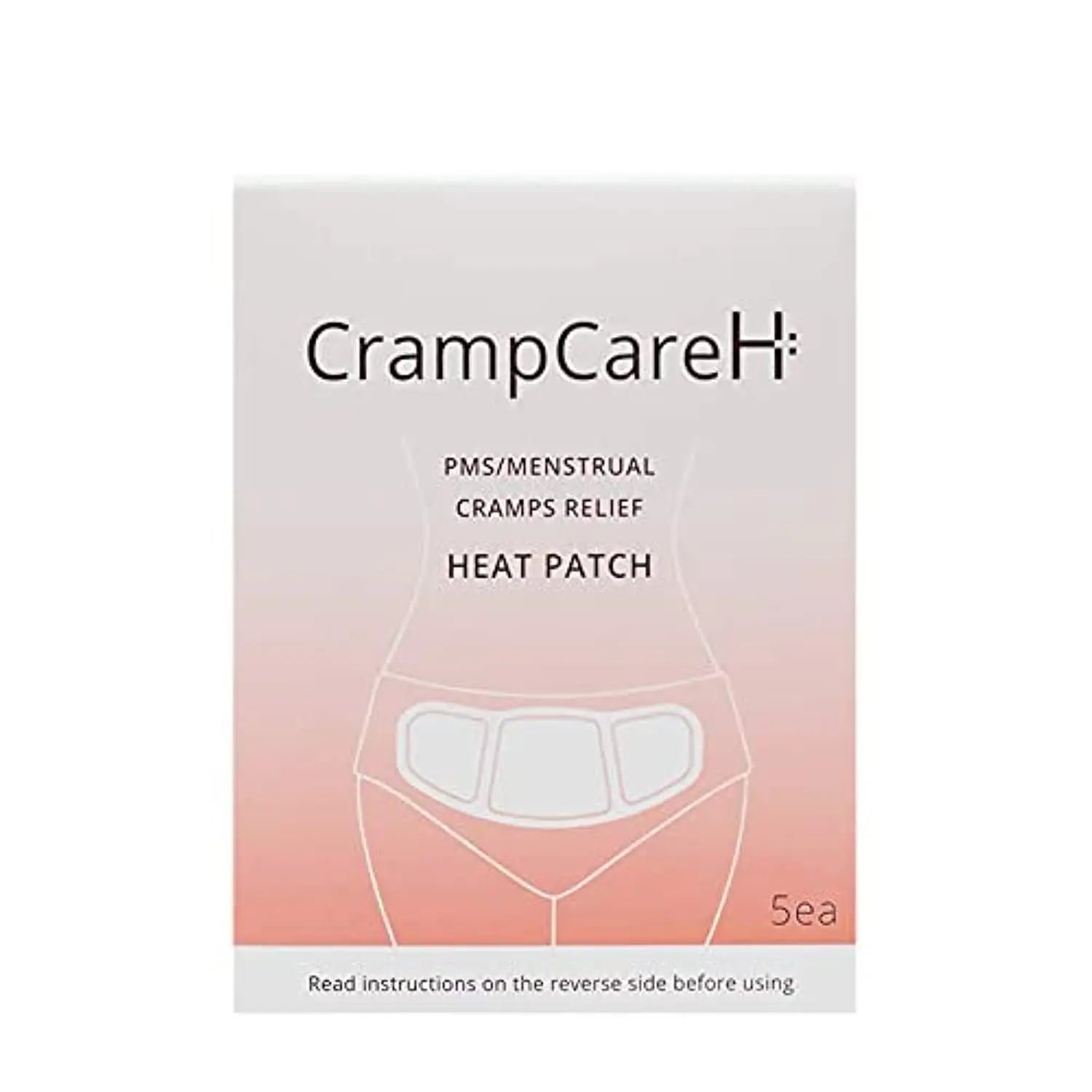 (5 Patches) CrampCareH PMS/Menstrual Cramps Relief Heat Patch with Wide Wings, FDA Registered CrampCareH Au supplements