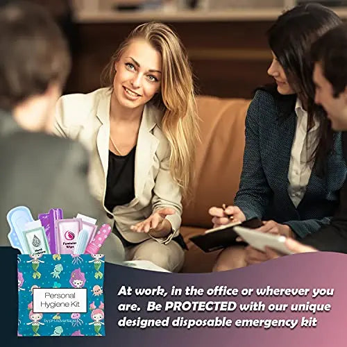 3 x Menstrual All-in-One Kits - Assorted Colors | Convenience on The Go | Single Period Kit Packs pH Advantage Au supplements