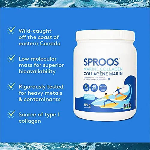 SPROOS - Marine Collagen - Beverage Powder - Hydrolised Collagen Peptides SPROOS Au supplements