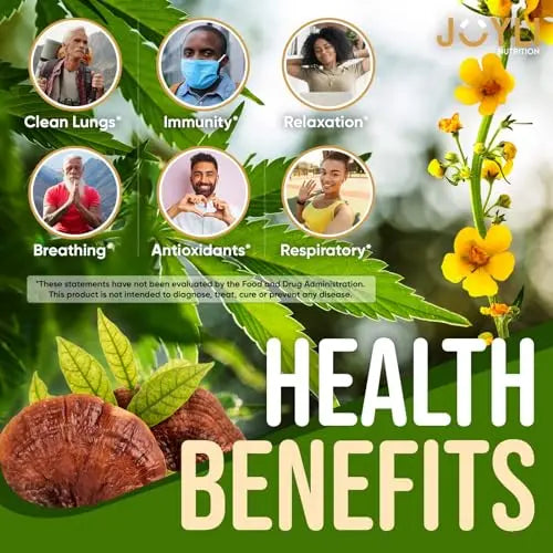 JOYLI Hemp Gummies - Natural Lung Cleanse with Mullein Leaf & Reishi JOYLI Nutrition Au supplements