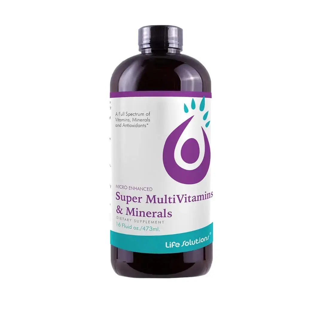 Liquid Super Multivitamin and Minerals - Premium Liquid Vitamins for Enhanced Absorption - Daily Liquid Multivitamin Supplement Life Solutions Au supplements