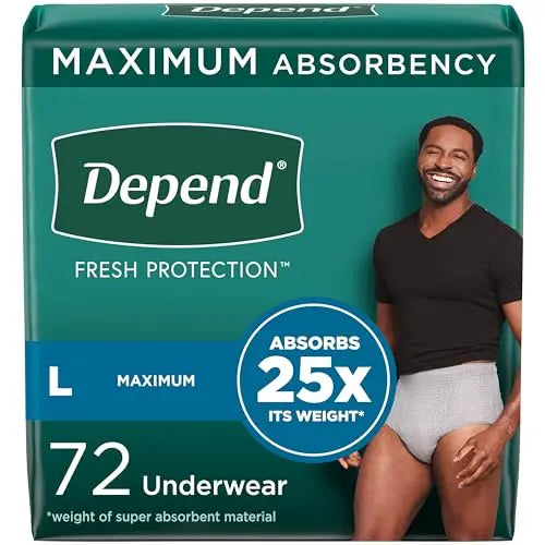 Depend Fresh Protection Adult Incontinence Underwear for Men Depend Au supplements