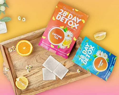 SkinnyBoost - Detox Tea Power Kit-1 - Daytime Tea (28 Bags) 1 Evening Detox Tea (14 Bags) SkinnyBoost Au supplements