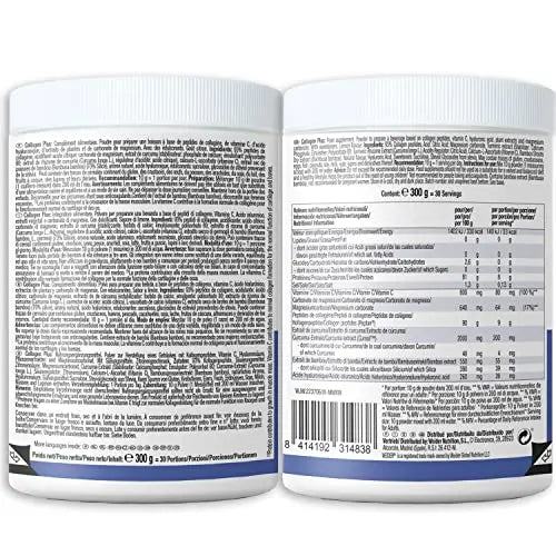Weider Collagen Plus. Powder Preparation with Collagen peptides (Peptan), hyaluronic Acid Weider Au supplements