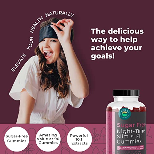 Eleva Nutrition Sugar-Free Night-Time Slimming Gummies - Keto Friendly Hunger Suppressant Eleva Nutrition Au supplements
