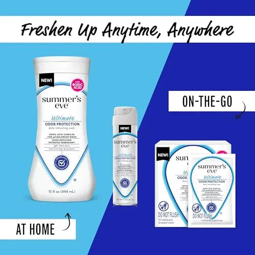 Summer's Eve, Ultimate Odor Control, Feminine Spray for Odor Protection, Talc-Free, Absorbs Moisture, 2 oz Summer's Eve Au supplements