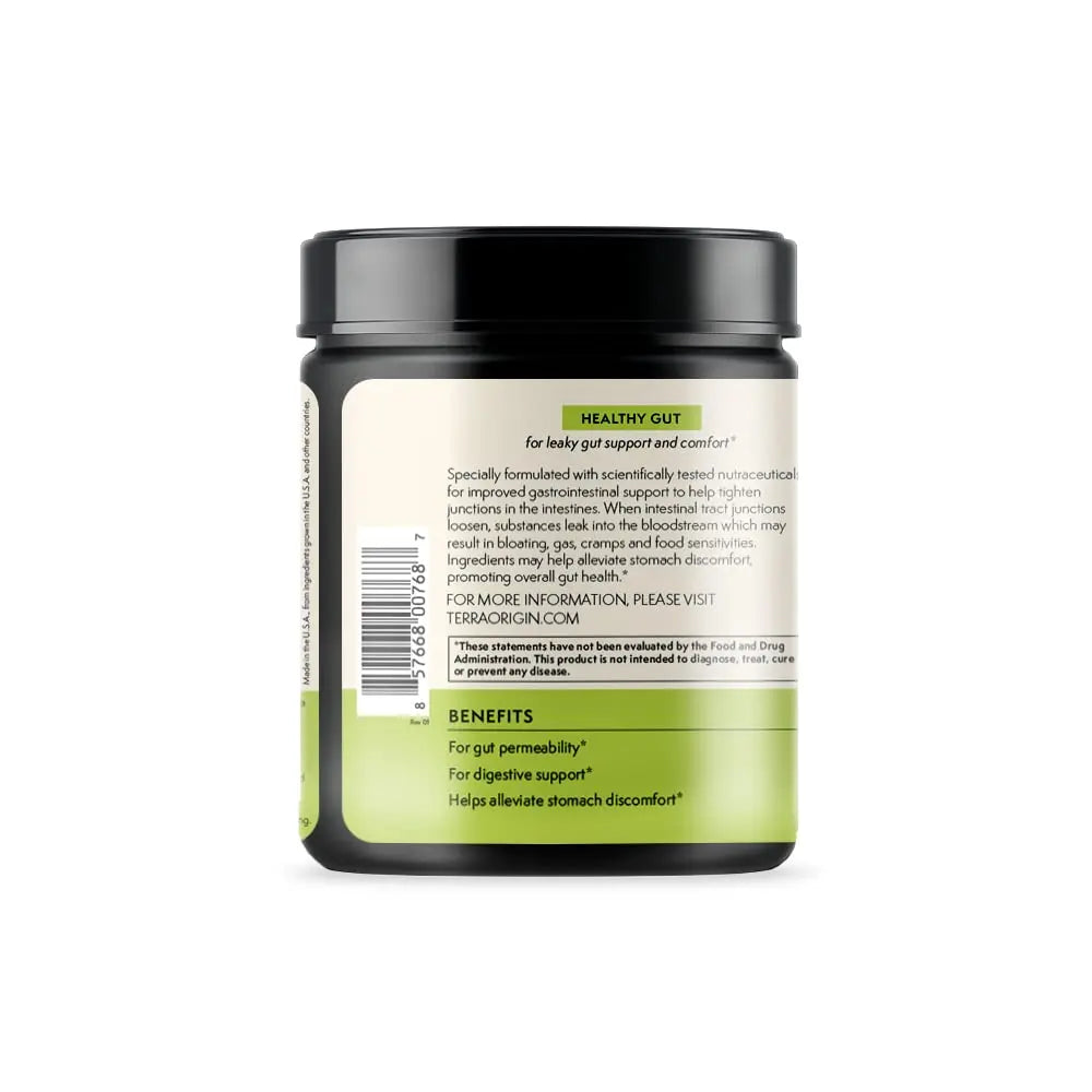Healthy Gut Green Apple | 30-Servings with L-Glutamine, Zinc, Glucosamine, Slippery Elm Bark, Marshmallow Root and More! TERRA ORIGIN Au supplements