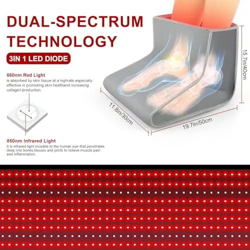 Red Light Therapy for Foot - Red Light Therapy Wrap, Near Infrared Red Light Therapy Device icerattletra Au supplements