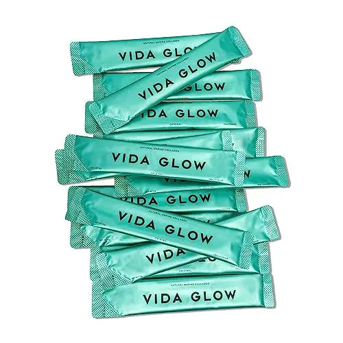 Vida Glow - Natural Hydrolysed Marine Collagen Sachets | Promotes Glowing Skin + Smooths Fine Lines Vida Glow Au supplements