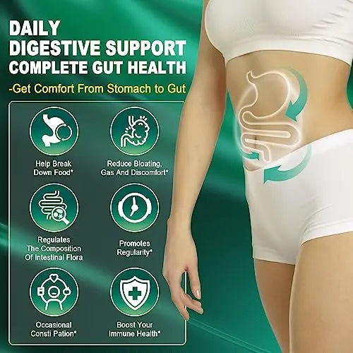 Sugar Free Digestive Enzymes Gummies 1000mg - Break Down Food Quickly - Chewable EnvyCure Au supplements