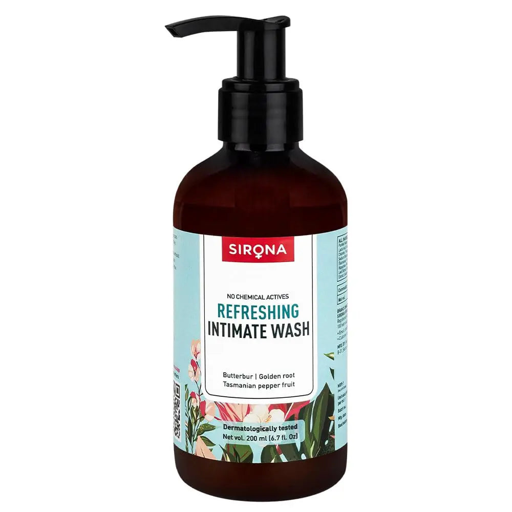 Sirona Natural Refreshing Feminine Wash - 6.7 Fl Oz (200 ml) | No Chemical, No Irritation, pH Balanced Intimate Sirona Au supplements