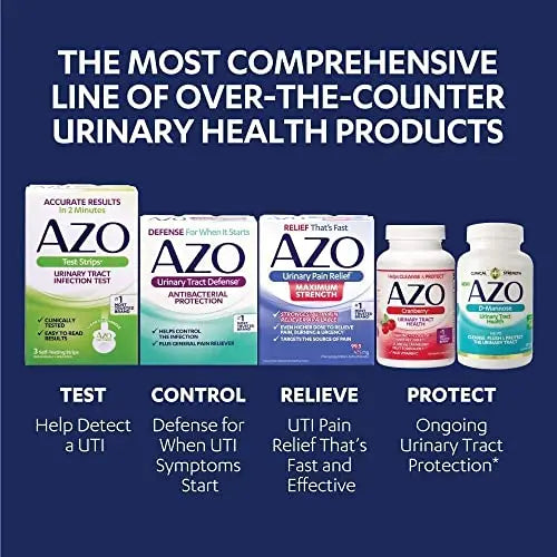 AZO D Mannose Urinary Tract Health, Cleanse, Flush & Protect The Urinary Tract, No.1 Pharmacist Recommended Brand, Clinical Strength, Non-GMO, 120 Count (Pack of 2) AZO Au supplements
