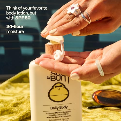 Sun Bum Daily SPF 50 Sunscreen Body Lotion - Broad Spectrum Moisturizing Sunscreen