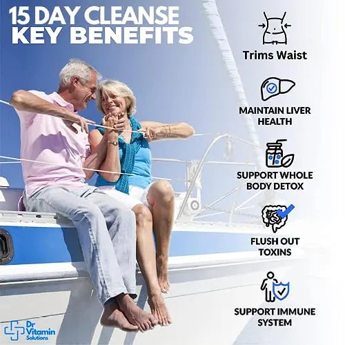 Professional Detox Cleanse for Weight Loss and Belly Fat, 15 Day Colon Cleanse, Body Detox DR VITAMIN SOLUTIONS Au supplements
