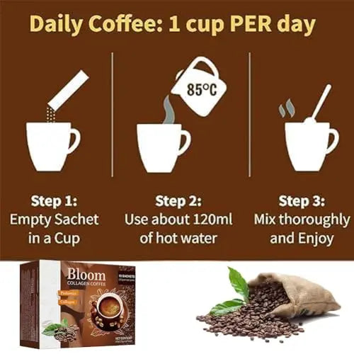 Bloom Collagen Coffee, Collagen Coffee from Japan, Bloom Coffee Collagen HOPASRISEE Au supplements