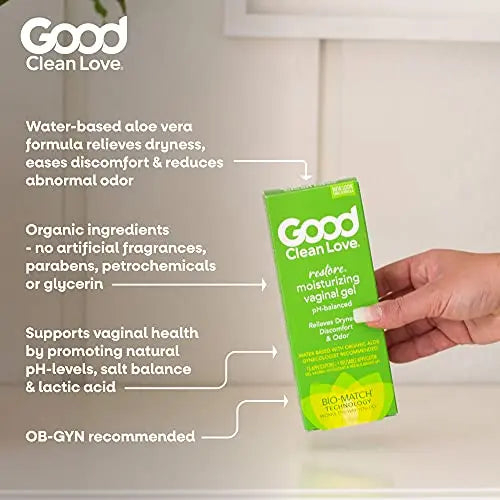 Good Clean Love Restore Moisturizing Vaginal Gel, pH-Balanced, Water-Based with Aloe Vera & Lactic Acid Good Clean Love Au supplements