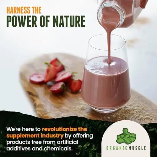 Organic Muscle Superfood Pre Workout Powder for Men & Women, Passionfruit Guava Organic Muscle Au supplements