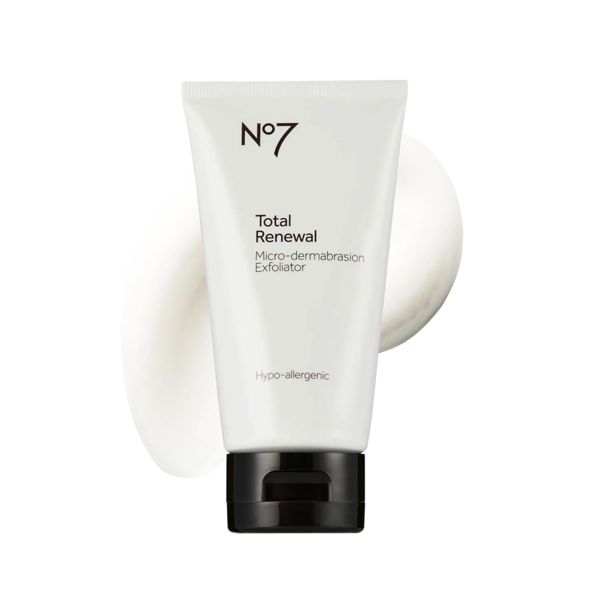 No7 Microdermabrasion Total Renewal Face Scrub - Exfoliating Face Wash & Dark Spot Corrector for Sensitive Skin