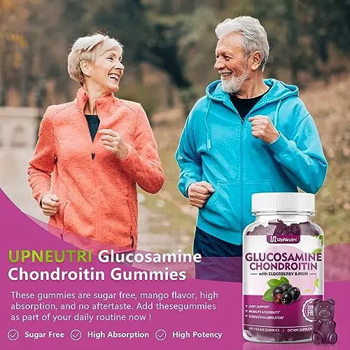 UPNEUTRI Glucosamine Chondroitin Gummies Sugar Free, Extra Strength 1500mg UPNEUTRI Au supplements