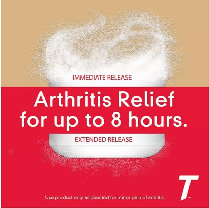 Tylenol Arthritis Pain Extended Release Tablets with Acetaminophen for Joint Pain, 290 Caplets (Pack of 2) (Package May Vary) Tylenol Au supplements