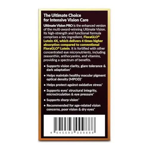 AFC Japan Ultimate Vision PRO - Eye Formula with FloraGLO Lutein 4X AFC Au supplements
