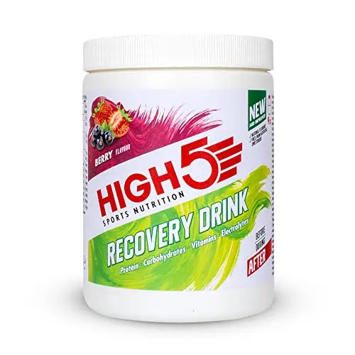 HIGH5 Recovery Drink | Whey Protein Isolate | Promotes Recovery | (Berry, 450g) HIGH5 Au supplements