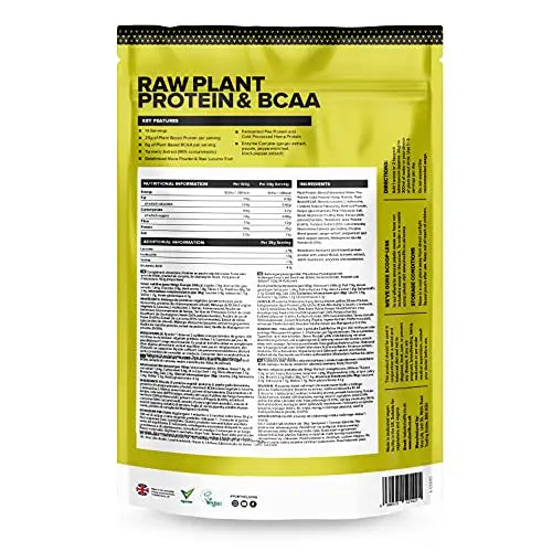Vivo Life Perform Strawberry & Vanilla Flavour Vegan Protein Powder - BCAA Pea & Hemp Blend Vivo life Au supplements