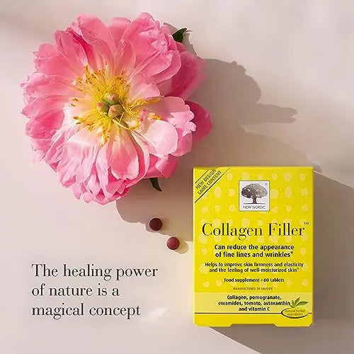 New Nordic Skin Care Collagen Filler 60 Tablets - Reduce The Formation of Wrinkles with Marine Collagen New Nordic Ltd Au supplements