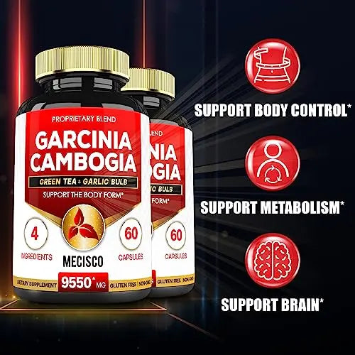 Garcinia Cambogia 9550mg - 4 Month Supply - Supplement for Men and Women - A Natural Mecisco Au supplements