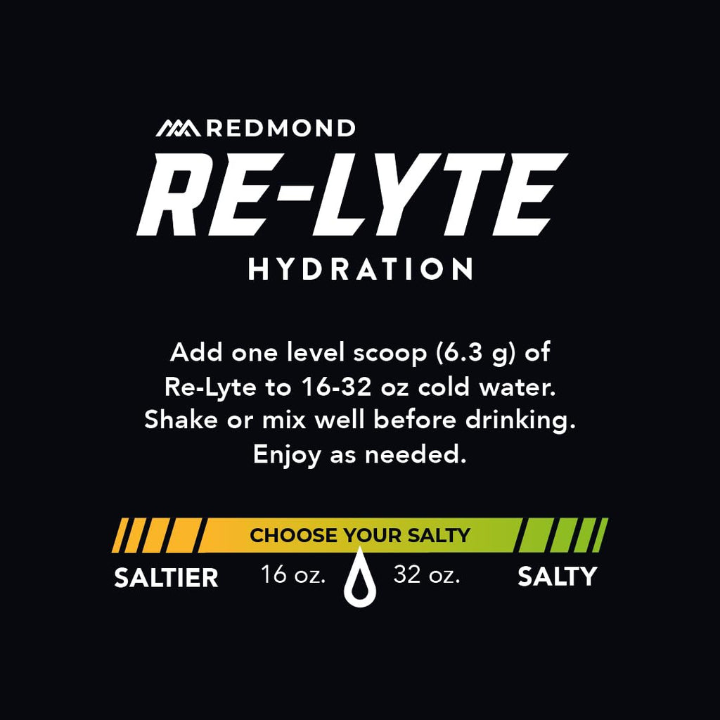 REDMOND Re-Lyte Hydration Electrolyte Powder Mix, Variety Pack, 30 Stick Packs
