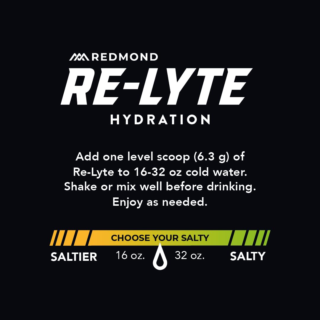 REDMOND Re-Lyte Hydration Electrolyte Powder Mix, Variety Pack, 30 Stick Packs