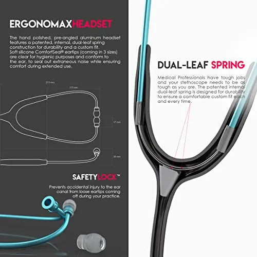 Engravable - MDF Acoustica Lightweight Personalized Custom Stethoscope MDF Instruments Au supplements