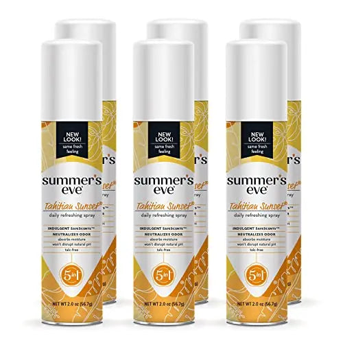 Summer's Eve Tahitian Sunset Daily Feminine Spray, 2 oz, 6 Pack Summer's Eve Au supplements