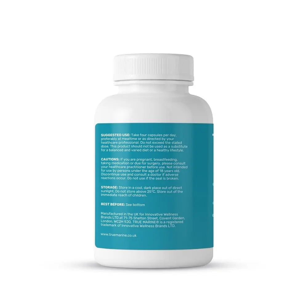 TRUE MARINE Collagen Capsules - 2,400mg of Marine Collagen with Hyaluronic Acid & Vitamin C - Skin, Hair, Nails & Joint Support TRUE MARINE Au supplements