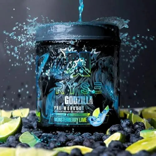Ryse Noel Deyzel x Godzilla Pre Workout | Intense Pumps, Energy, & Focus | Citrulline & Beta RYSE Up Supplements Au supplements