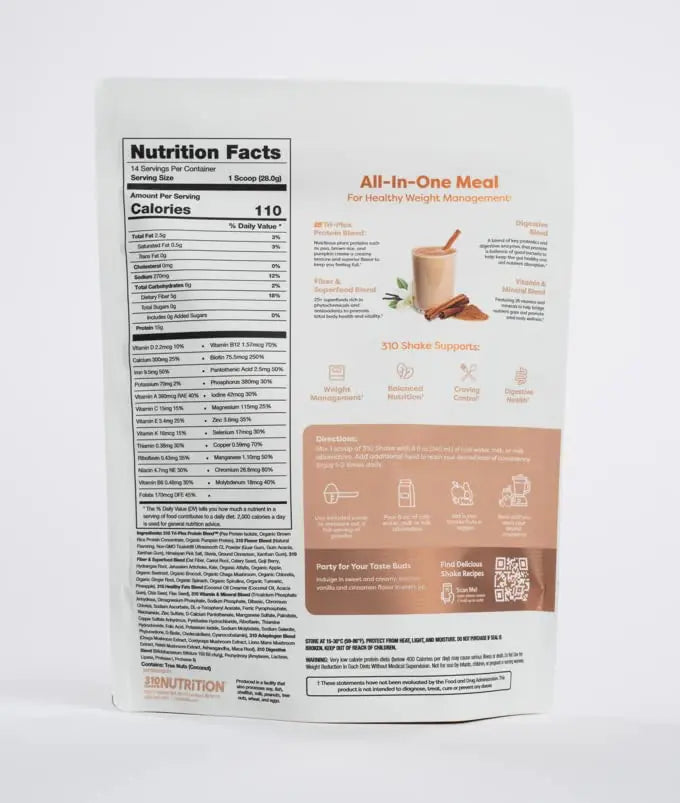 310 Nutrition - All In One Meal Replacement Shake - Fiber Rich Vegan Superfood Blend 310 Nutrition Au supplements