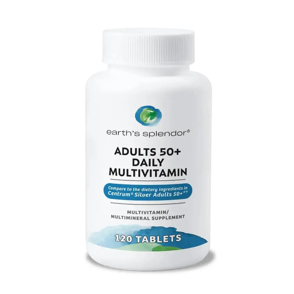 Earth's Splendor Adults 50+ Daily Vitamin- Overall Wellness Support, Daily Nutrients, 120 Day Supply Earth's Splendor Au supplements