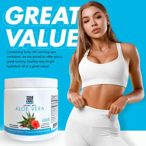 Yes You Can! Organic Aloe Vera Drink Mix - Super Greens Powder - Energy Drink Powder Yes You Can! Au supplements