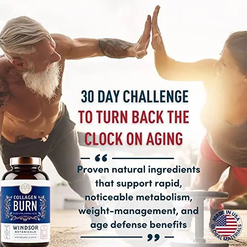 Thermogenic Multi Collagen Burn Capsules - Hydrolyzed Multi Collagen Complex Types WINDSOR BOTANICALS Au supplements