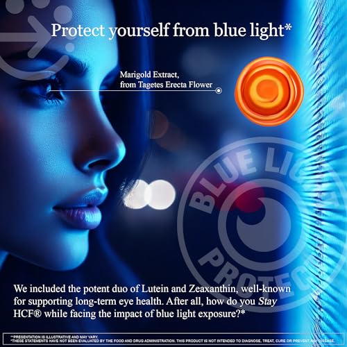 HCF A20 Microbead Brain Health Supplements for Adults for Memory, Focus, Calm, Mood, Alertness, Attention, Vision, Sleep, Immune System, 20 Premium Nootropic Nutrients Multivitamin & 7 Advances® Tech HCF Au supplements