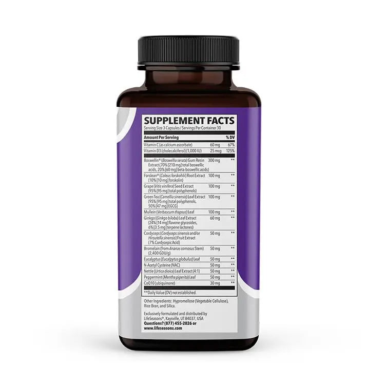 LifeSeasons - Lung Capaci-T - Lung & Respiratory Support Supplement LifeSeasons Au supplements