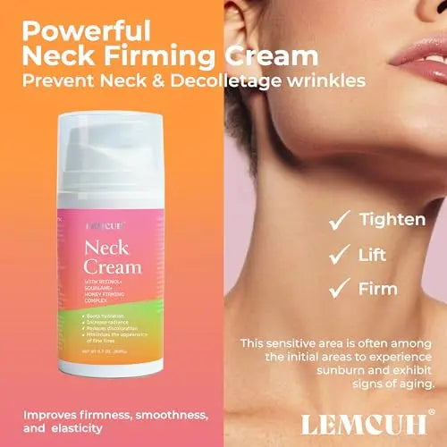 Neck Firming Cream for Women: Neck Cream - Neck Tightening Cream - Neck Creams Lemcuh Au supplements