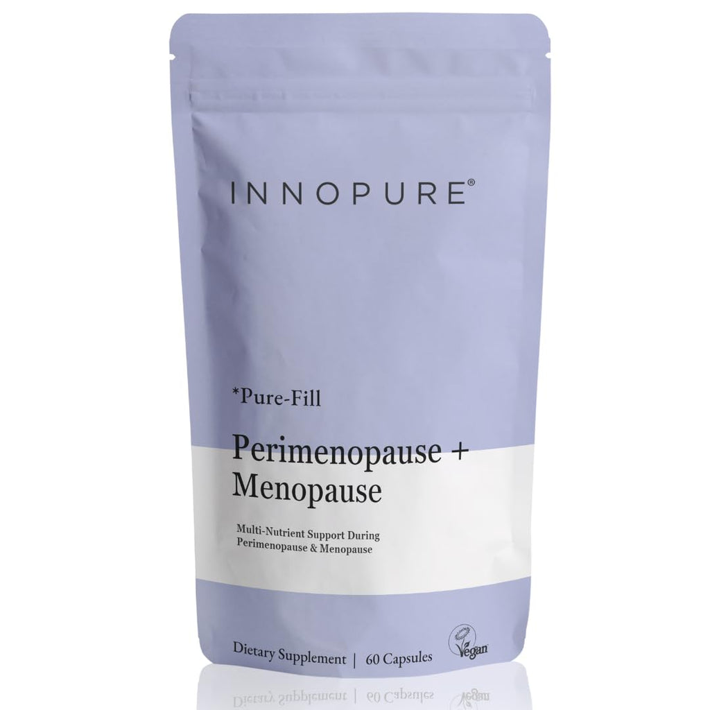 INNOPURE Perimenopause & Menopause Complex for Women (2 Month Supply) Red Clover, Wild Yam, Maca, Sage and Vitamins Including B6 for Hormone Regulation, Clean Label (Pure-Fill) 60 Capsules INNOPURE Au supplements