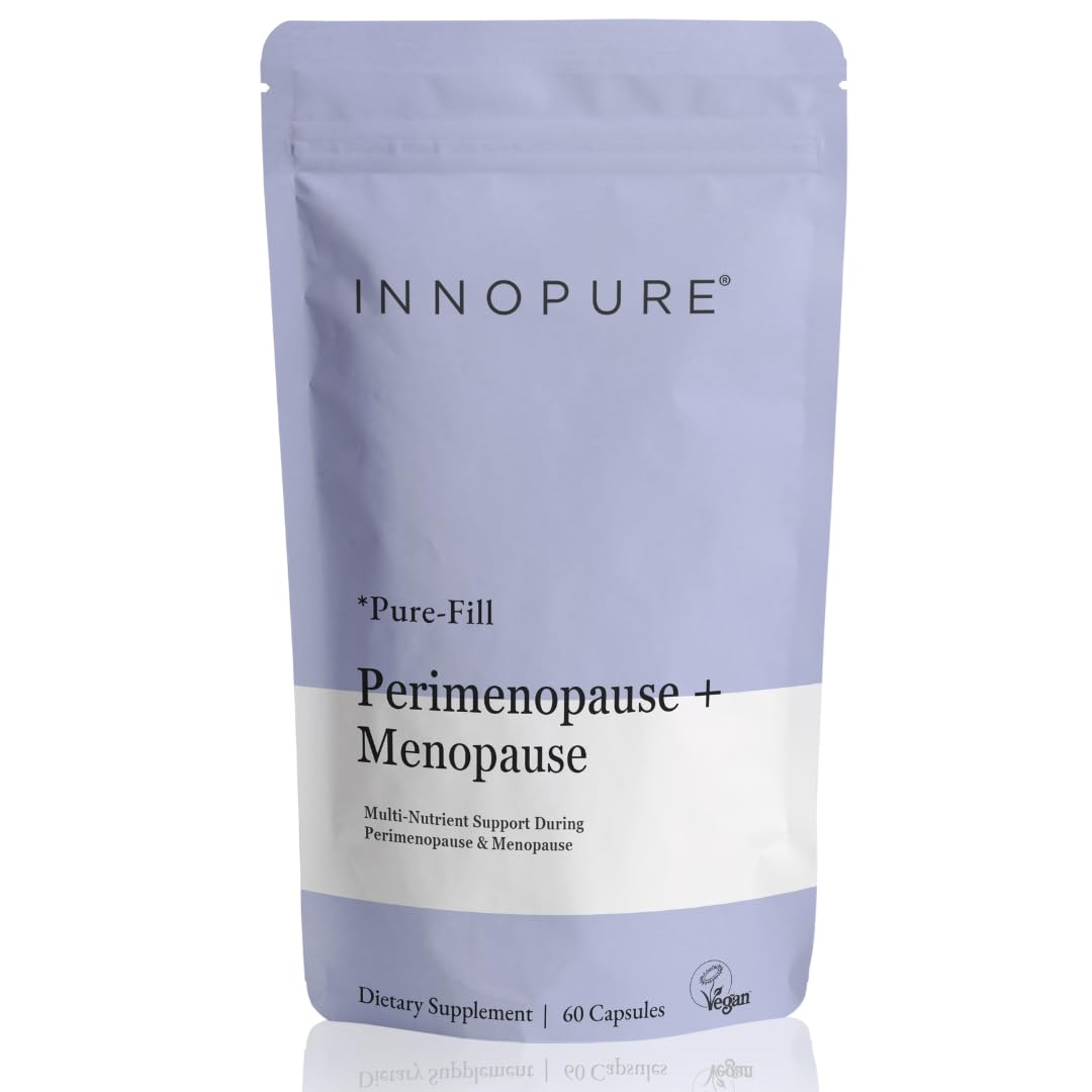 INNOPURE Perimenopause & Menopause Complex for Women (2 Month Supply) Red Clover, Wild Yam, Maca, Sage and Vitamins Including B6 for Hormone Regulation, Clean Label (Pure-Fill) 60 Capsules INNOPURE Au supplements